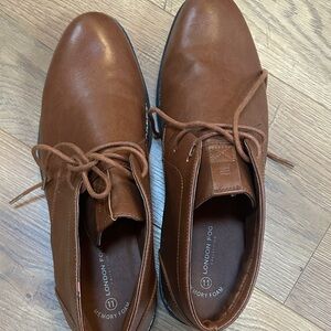 London Fog Men's Tan Oxford Shoes